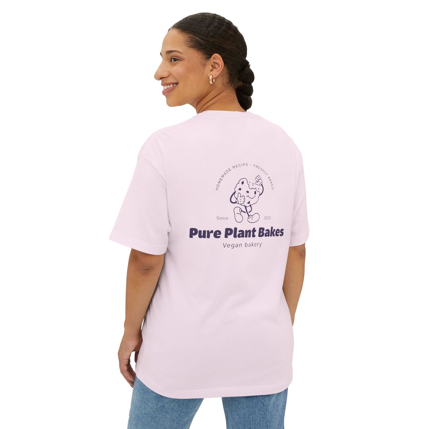 Pure Plant Bakes Logo Tee — Cute Plant-Based Bakery T-Shirt