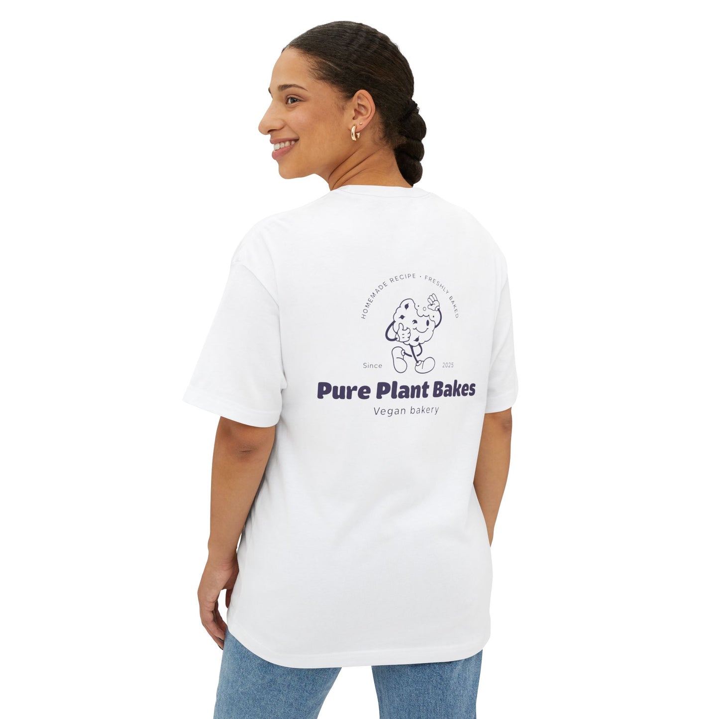 Pure Plant Bakes Logo Tee — Cute Plant-Based Bakery T-Shirt